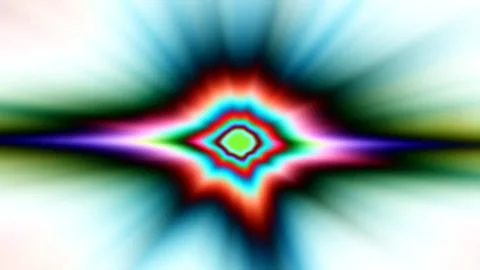 Abstract vibrant light pattern with colorful geometric centered design Stock Illustration