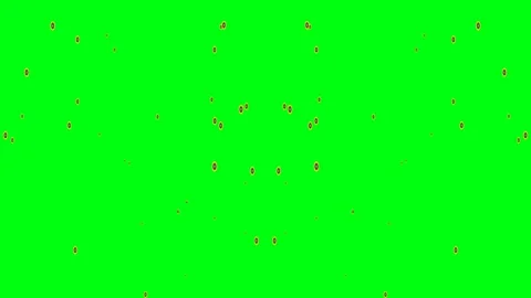 Abstract vibrant lime green background with festive scattered red particle .. 库存影片 336161928