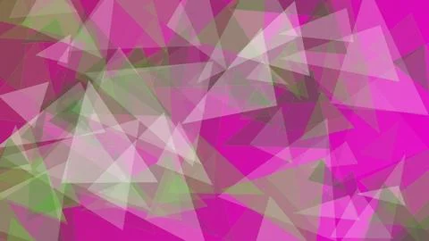 Abstract Vibrant Magenta Background with Overlapping Semi-Transparent Geome.. Stock Illustration