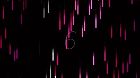Abstract vibrant magenta lines pattern on deep black screen with modern dig.. Stock Footage 342204971