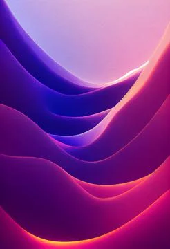 Abstract vibrant magenta waves pattern Stock Illustration