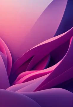 Abstract vibrant magenta waves pattern Illustrazione stock