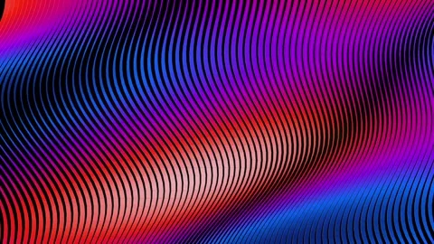 Abstract Vibrant Metallic Wave Motion Graphics Background Loop Stock Footage 344946644