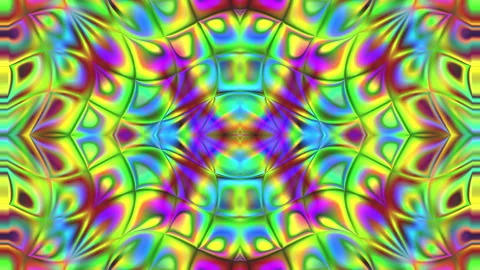 Abstract Vibrant Multi-Color Holographic Psychedelic Plasma Liquid Wave Bac.. Видео 344013994