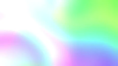 Abstract Vibrant Multi-Color Soft Glow Holographic Liquid Mesh Wave Backgro.. Stock Footage 346146953