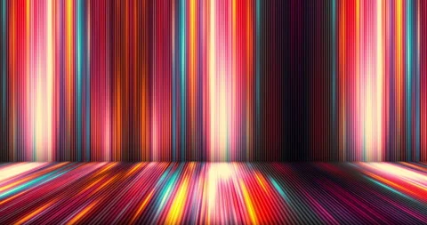Abstract Vibrant Multicolor Speed Lines Portal Moving Down Seamless Loop 4K Stock Footage 304234914