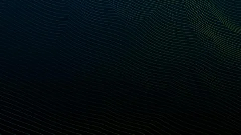 Abstract vibrant neon gradient wave background. Technology big data backgroun Stock Illustration
