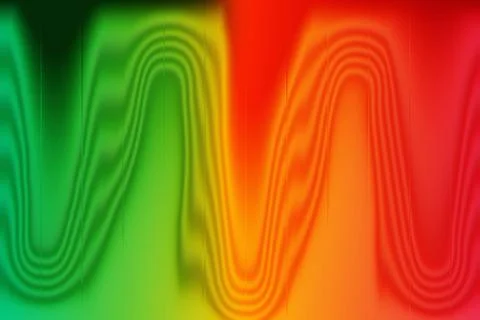 Abstract Vibrant Neon Gradient Wave Background Illustrazione stock