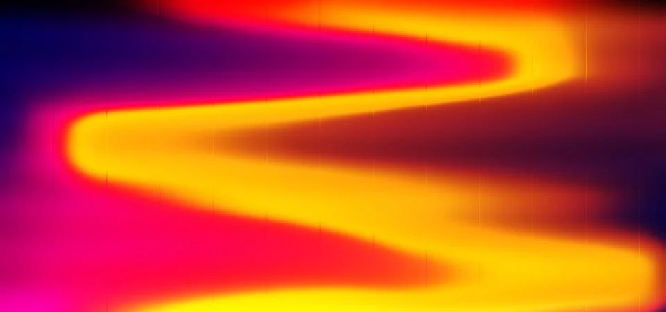 Abstract Vibrant Neon Gradient Wave Background Illustrazione stock