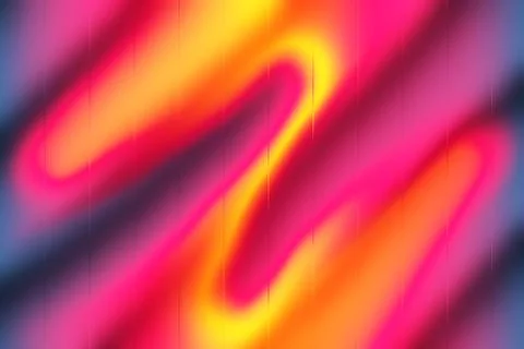 Abstract Vibrant Neon Gradient Wave Background Illustrazione stock