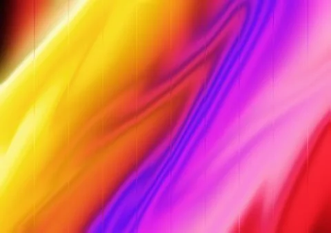 Abstract Vibrant Neon Gradient Wave Background Stock Illustration