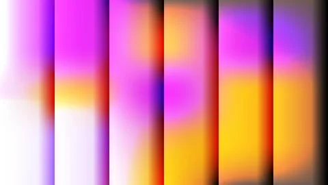 Abstract Vibrant Neon Multicolor Vertical Gradient Panels Background Stock Illustration