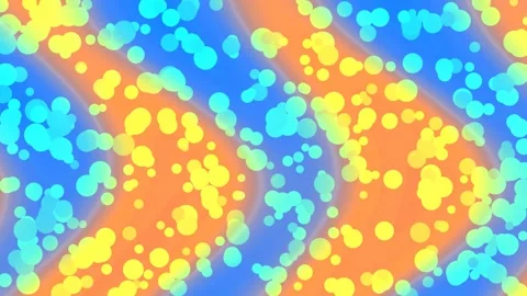Abstract vibrant neon wave flow pattern background for creative motion design Stock Footage 339788386