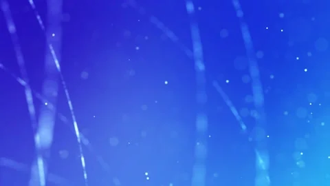 Abstract Vibrant Particles strings and lines moving blue background video 4k. Stock Footage 165334103
