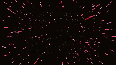 Abstract vibrant pink and red energetic explosion effect with light streaks.. Stock Footage 340380122