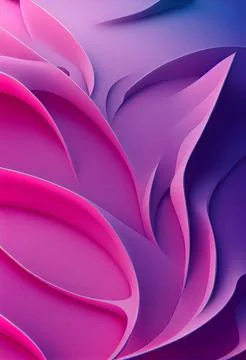 Abstract vibrant pink waves pattern Illustrazione stock