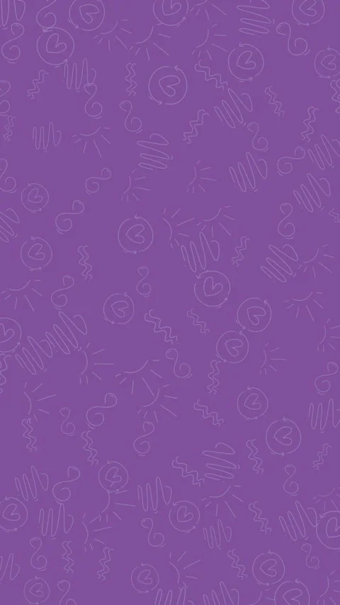 Abstract vibrant purple background with subtle flowing doodle patterns perf.. Video stock 337281896