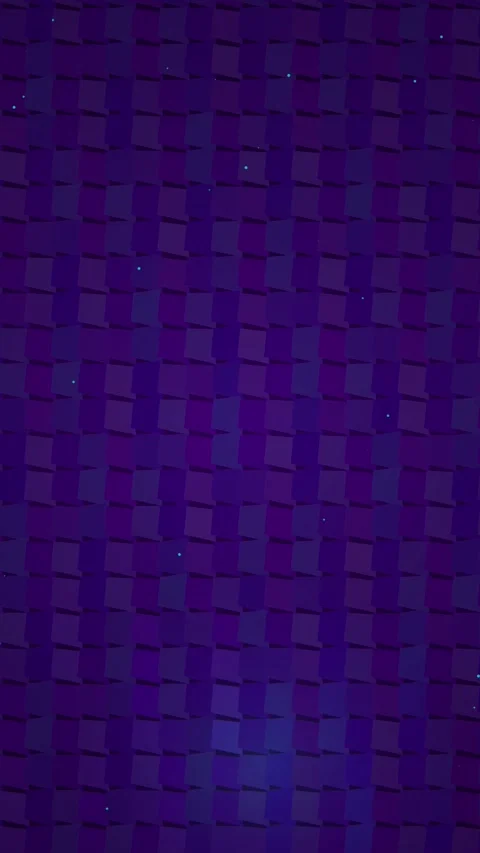 Abstract vibrant purple digital background with glowing geometric pattern Stock Footage 345497422
