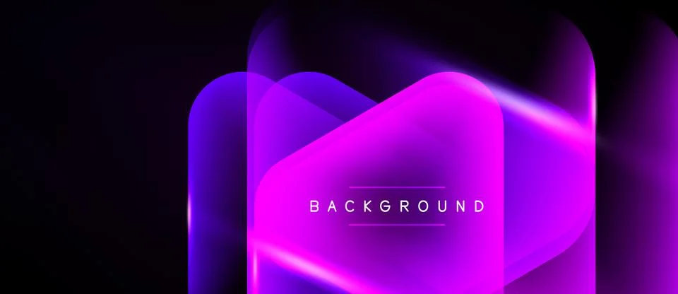 Abstract vibrant purple layers create dynamic background. Soft gradients, s.. 스톡 일러스트