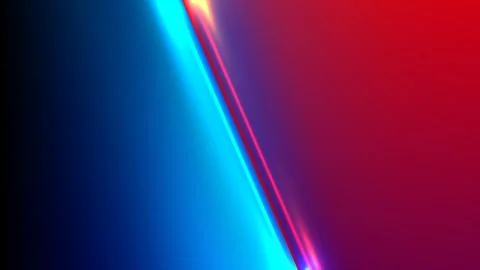 Abstract vibrant red and blue background a bright diagonal glowing neon las.. Stock Illustration