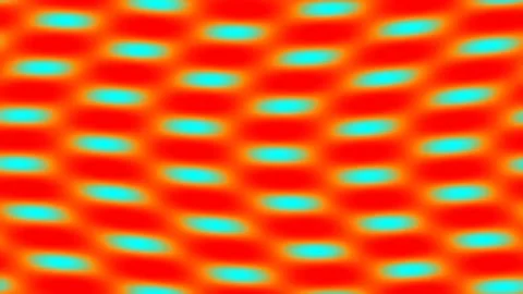 Abstract vibrant red glowing wave background animation loop Stock Footage 341055460