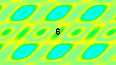 Abstract vibrant ripple pattern background animation yellow blue green wave.. Video stock 342093877