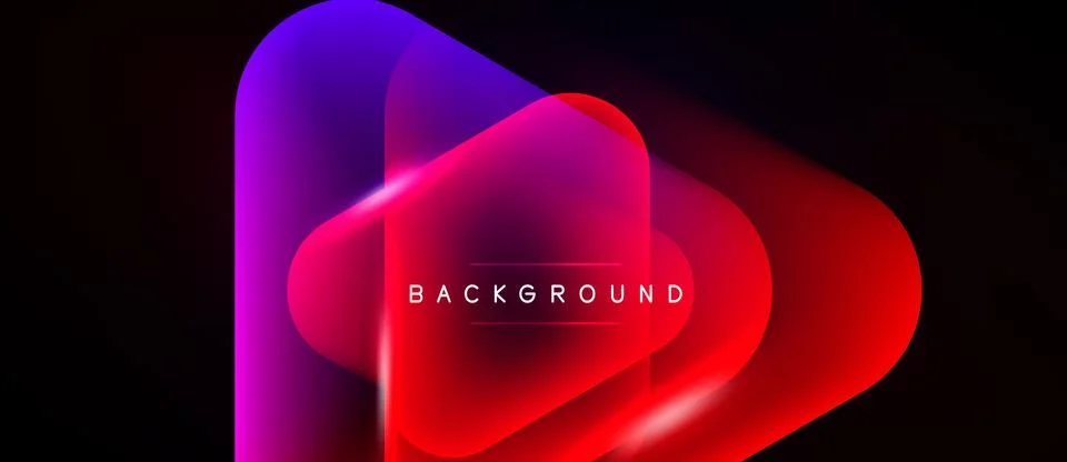 Abstract vibrant shapes overlap, creating dynamic gradient effect. Text 스톡 일러스트