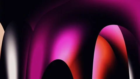 Abstract Vibrant Smooth Curved Gradient Wave Background Video stock 347276014