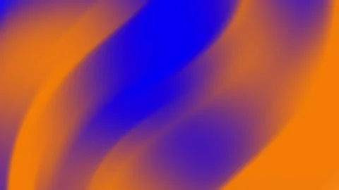 Abstract vibrant swirl patterns with fiery orange and deep blue tones Stock Footage 313783897