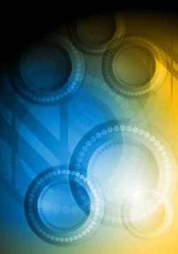 Abstract vibrant tech background. Vector design eps 10 Abstract vibrant te... 스톡 사진