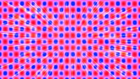 Abstract vibrant tech glitch pattern: repeating red and green checkerboard .. Stock Footage 337655135