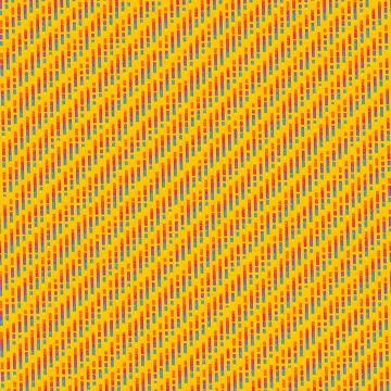 Abstract Vibrant Yellow Background with Red and Blue Vertical Gradient Dashed Illustrazione stock
