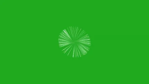 Abstract Vibrating Lines in Circular Motion Loop Animation Stock Footage 336424140