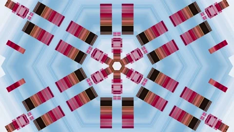 Abstract vibrating mosaic Stock Footage 134549858