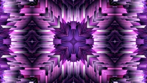 Abstract vibrating mosaic Stock Footage 134549893