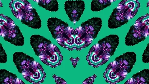 Abstract vibrating mosaic Stock Footage 134549944