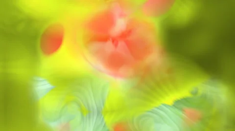 Abstract video background with flowers color - HD Stock Footage