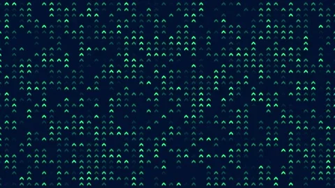Abstract video background with green arrows flashing seamless loop animation Stock Footage 276510642