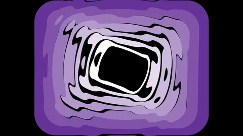 Abstract video background with morphing ultraviolet rectangle shapes on black Stock Footage 87789852