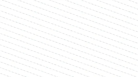 Abstract video background seamless loop animation waving blue lines and dots Stock Footage 277513109