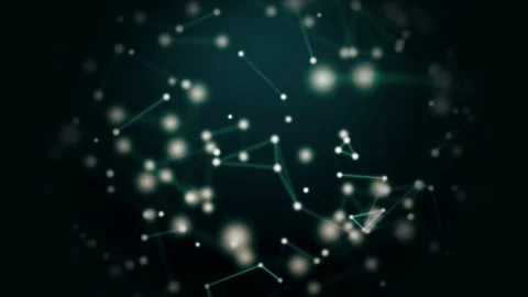 Abstract video on blue background for presentations. Mockup. Stock Footage 230981323