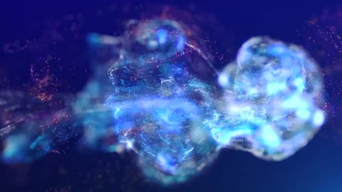 Abstract video, fluid motion background graphic Stock-Footage 247454736
