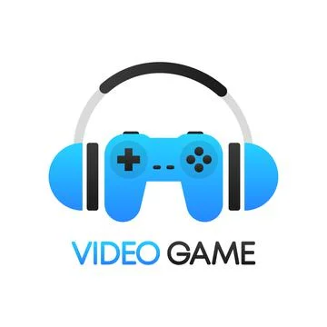 Abstract video game for game design. Vector illustration design.Play online. 库存插图