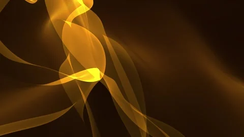 Abstract video of intertwining lines and shapes made in warm colors of orange Stock-Footage 299251536