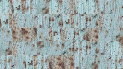 Abstract video of mosaic textures from the elements Stock Footage 129779896