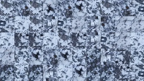 Abstract video of mosaic textures from elements Stock-Footage 129780799