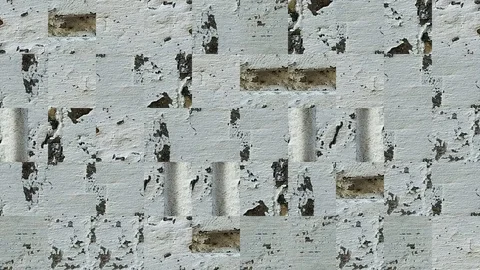 Abstract video of mosaic textures from elements Stock Footage 129780916