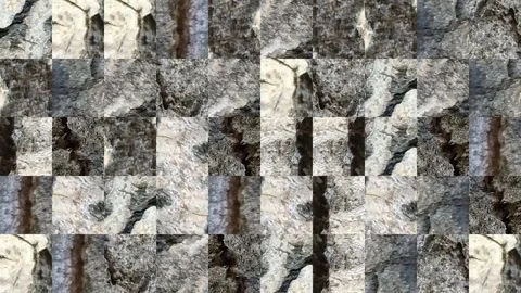 Abstract video of mosaic textures Stock Footage 129510339