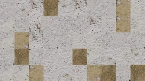 Abstract video of mosaic textures Stock Footage 129510345