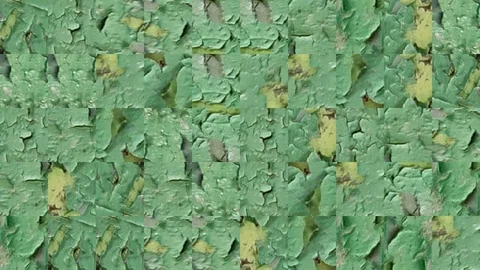 Abstract video of mosaic textures Stock Footage 129779884